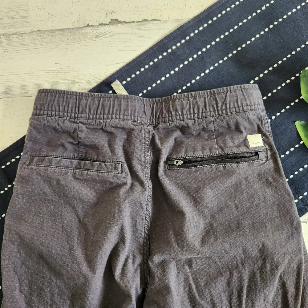 Vuori Ripstop Cropped Wide Leg Pants Charcoal Size XS